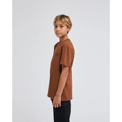 Billabong Arch Wave T-shirt Met Korte Mouwen Geel 12 Years Jongen