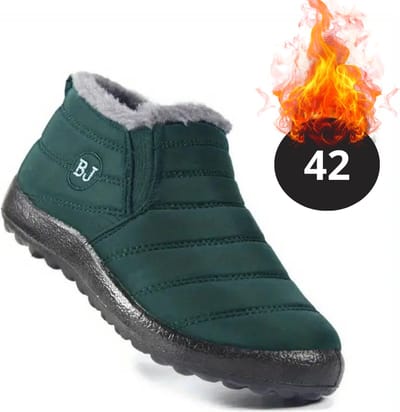Nivard Snowboots - Sneeuwschoenen - Sneeuwboots - Dames - Wintersport - Ski - Skischoenen - Donker Groen - 42 - Laag