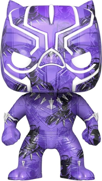Funko Black Panther - POP! Artist Series Black Panther Special Edition 9 cm Verzamelfiguur - Paars