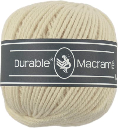 Durable Macramé - 2172 cream - Katoen Garen