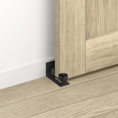 Barnwood Originals Loft706 Deurgeleiding - Schuifdeurbeslag - Wandbevestiging - Zwart
