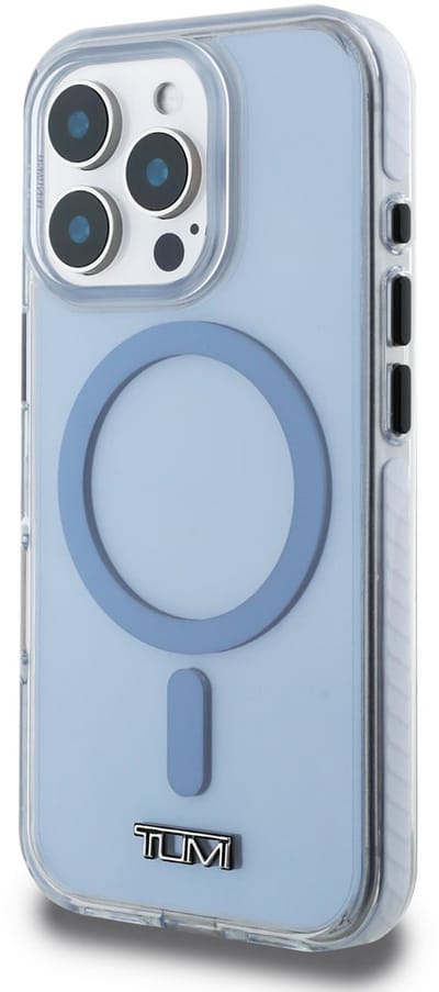 Tumi iPhone 16 Pro Max Back cover case - Magsafe - Shockproof - Transparent Glacier - Blue