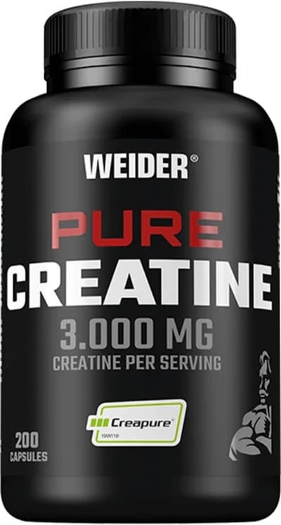 Weider Pure Creatine Capsules (200) Unflavoured - Creatine - Creapure