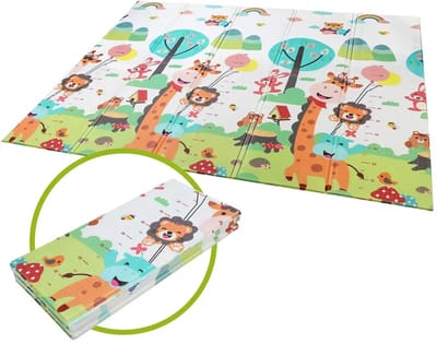 Speelmat 180x160x1 cm - Speelkleed - Voor Baby’s en Kinderen - Opvouwbaar schuim, antislip en dubbelzijdig - Geschikt voor binnen en buiten