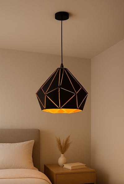 Moderne geometrische hanglamp voor de gang, slaapkamer, keuken, zolder.