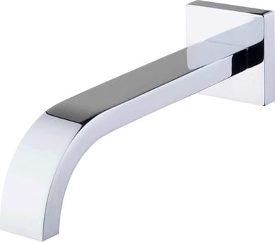 Wiesbaden Rombo baduitloop vierkant 25 cm 1/2'' chroom