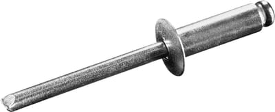 GOEBEL® - 1000 x Blindklinknagels (Ø x L) 3 x 14 mm - Alu Aluminium AlMG 5,0 / RVS A2 - Vlakke kop - STANDARD - 7020130140 - Popnagel