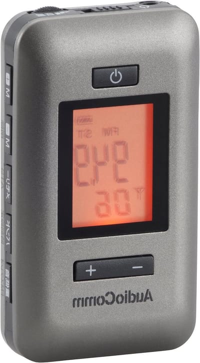 Draagbare Radio - Mini Radio FM - Luisteren Muziek - DSP Geluidskwaliteit - 8.1 cm - Zilver