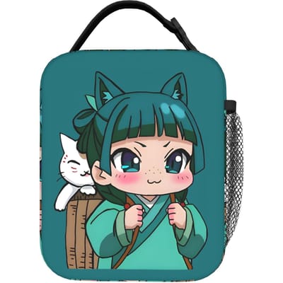 Anime Geïsoleerde Lunchtas Thermische Tas Herbruikbaar, Lunchcontainer De Apothekersdagboeken Hoge Capaciteit Lunchbox Tote Bento Pouch One Size