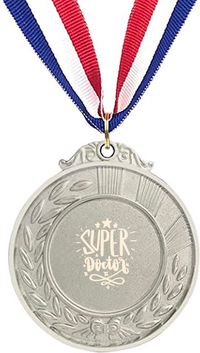 Akyol - dokter medaille zilverkleuring - Dokter - dokter arts verpleegkundige - verpleegkundige - dankjewel - ziekenhuis - verpleegster