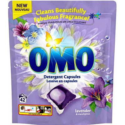 Omo - Wascapsules - Lavendel - 42st