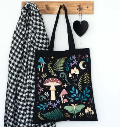Something Different - Dark Forest Print Tote bag