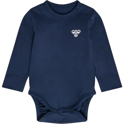 Hummel kinderbody met lange mouwen Hmlmini Solid L/S Bee 230317