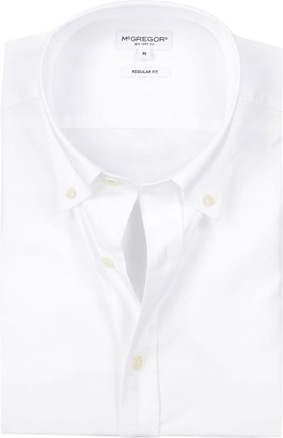 McGregor Overhemd Oxford Wit - Maat 4XL - Heren