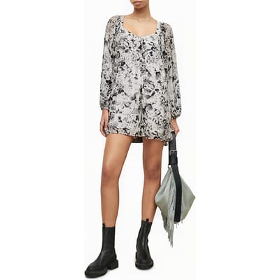 AllSaints Sanina Waktu Dress White Maat: 32 | Mini Jurken Outlet | Dames | Wit
