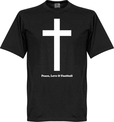 Peace, Love, Football T-shirt - S