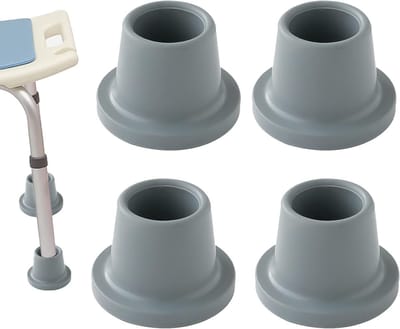 Vervangende voetkappen voor douchestoelen - 4 stuks - Bescherming voor meubels, antislip en duurzaam - Geschikt voor 28mm poten