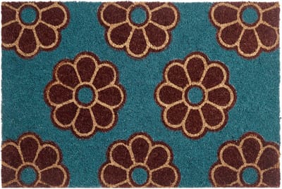KULIK - Deurmat - Blauw - 40 x 60 cm - Kokosvezel