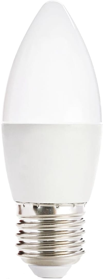 Kobi LED Lamp Kaarsvorm E27 7W - 600lm - 6500K - 230V - Voor Spiegelverlichting of Technische Omgeving