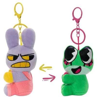 Nouvelle Peluche Grenouille Ribbit Anime Peluche Kaufmo Personnage de Dessin Animé Mignon Peluche Animal en Peluche Doux Jouet Poupée Kawaii Objet de Collection Cadeau pour Fan
