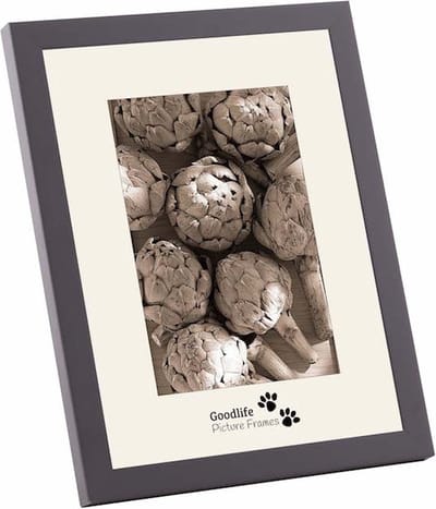 Houten Fotolijst Anitra Donkergrijs - 50x75 - Helder glas - 18 mm breed profiel - Goodlife Picture Frames
