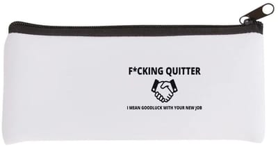 Akyol - fucking quitter Etui - Collega - cadeau collega - cadeau - verjaardag collega - 20 bij 9 cm