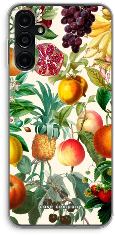 Case Company® - Hoesje geschikt voor Samsung Galaxy A14 hoesje - Classic Flora - Soft Cover Telefoonhoesje - Bescherming aan alle Kanten en Schermrand