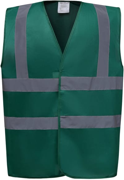 Yoko Signalisatievest met 2 Banden & Bretels YHVW100 - Paramedic green - S