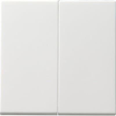 Gira Systeem 55 Dubbele Rocker Drukknop Schakelaar Wit - 091503
