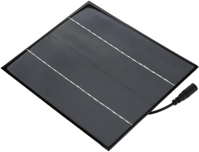 Zonnepaneel - Draagbare oplader - Outdoor opladen - Monokristallijn silicium - 170 x 200 x 3 mm - Zwart