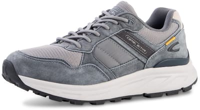camel active Sneaker van nubuck en textielmix met comfortabele zool - Maat menswear-40 - Grijs