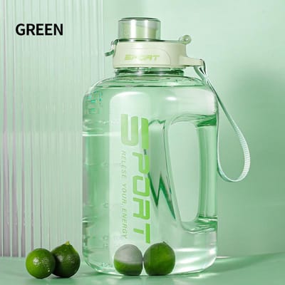 1.2/1.7/2.5L Rietje Waterfles Grote Capaciteit Ketel voor Sport Fitness Draagbaar Reis Drinkgerei Lekdichte Drinkflessen 1.2L