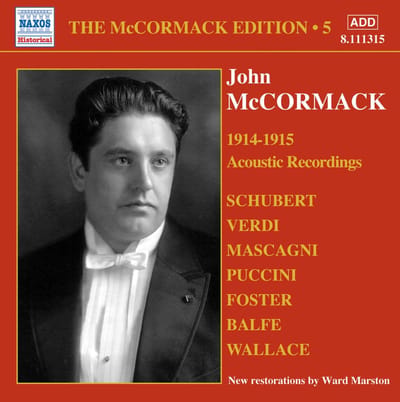 John McCormack - McCormack Edition Volume 5 (CD)