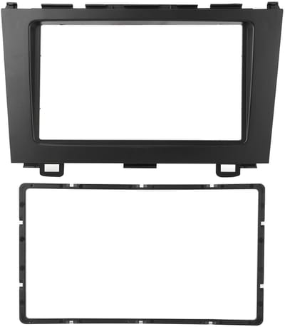 Dailygoods- Stereo Dash Panel 2 Din - Navigatie Frame - Zwart - Hoogwaardige Kunststof - Eenvoudige Installatie - Compatibel met CRV 07-10 - Autoradio