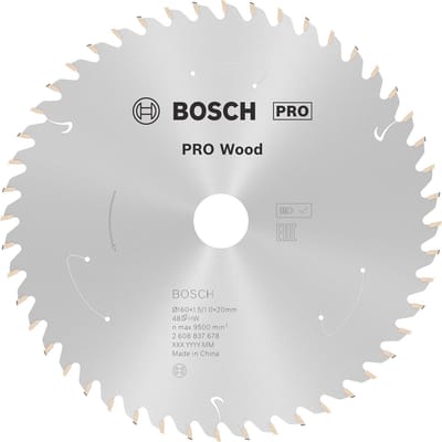 Bosch PRO Wood snoerloos blad voor cirkelzagen 160 x 1,5 x 20 mm - 2608837678