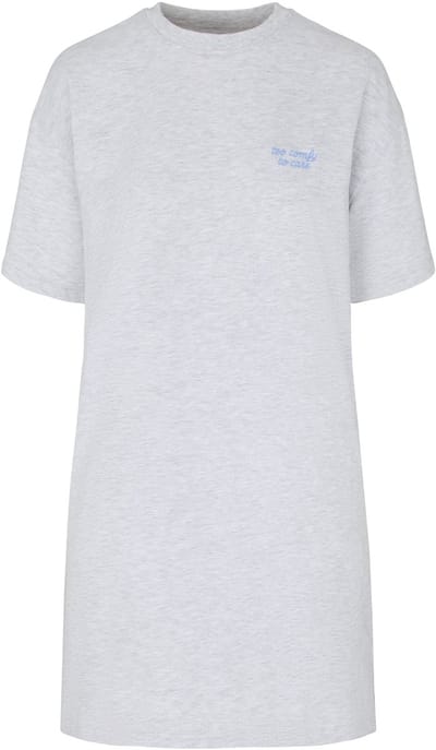 Hunkemöller Roundneck Nightshirt Grijs