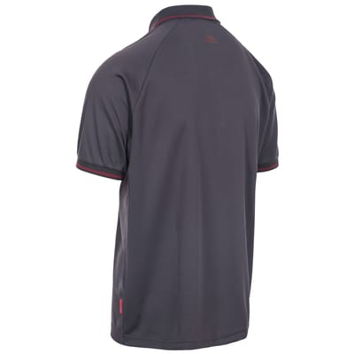Trespass Heren Bonnington Polo Top (Donkergrijs)