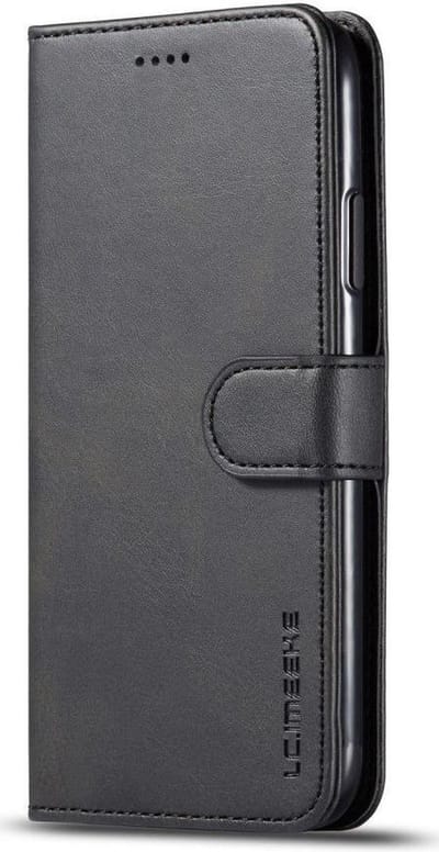 Portemonnee Bookcase Hoesje Met Stand Zwart Geschikt voor Apple iPhone 11