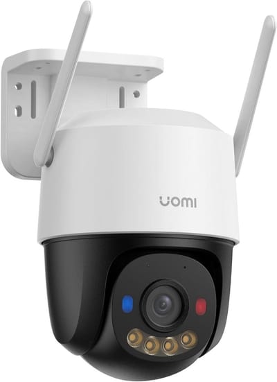 Beveiligingscamera Buiten - IP Camera WiFi - Huis Beveiligen - 5MP Resolutie Nachtzicht - 960 g - Wit