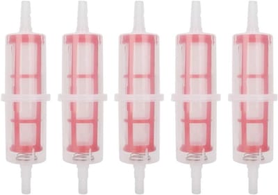 5-delige dieselbrandstoffilter, geschikt voor heftruck, zware slang, 8 mm 0,3 inch of 10 mm 0,4 inch, brandstoffilter