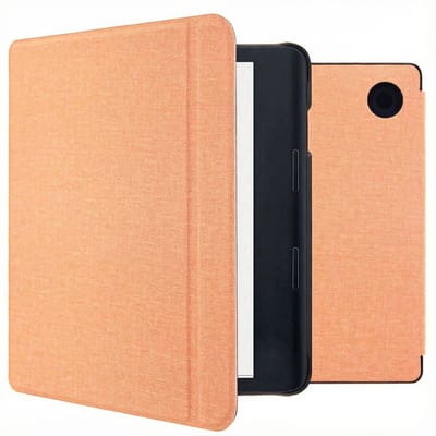 imoshion Canvas Sleepcover Bookcase met stand voor de Kobo Sage / Tolino Epos 3 - Peach