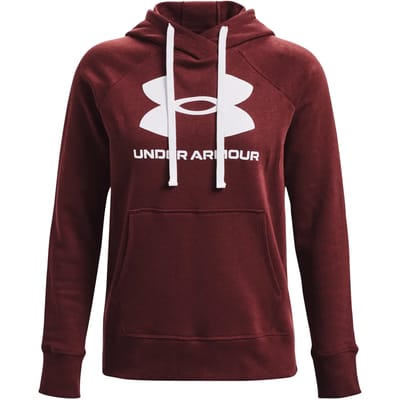 Under Armour - Maat XL Rival Fleece Logo Hoodie Dames Trui