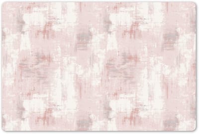 Placemats 45x30 cm - Placemat kunststof - 1 stuk - Penseelstrepen - Verbleekte - Roze - Borden onderleggers - Decoratie voor op tafel - Keuken tafeldecoratie accessoires - Vinyl onderlegger - Tafelversiering
