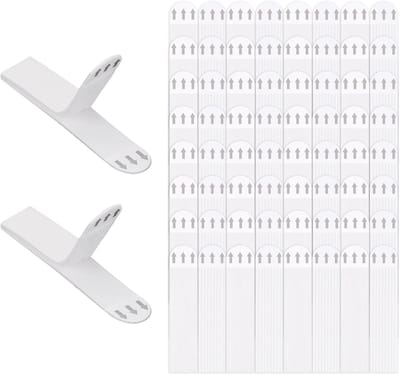 Hangstrips voor foto's en beelden - 32 paar van zware kwaliteit, schadevrije en dempende plakstrips voor wanddecoratie en fotolijsten