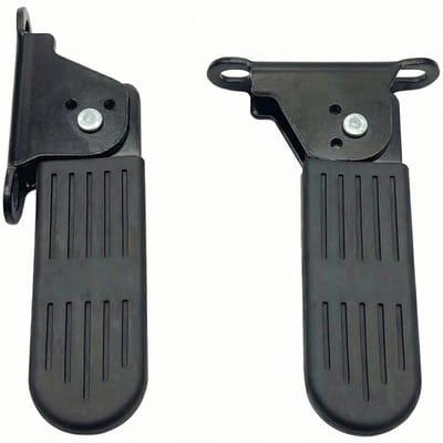 Sogiol® Voetsteunen voor Fatbike - Geschikt voor V8, V20 & H9 - Metalen Steuntjes Achter - Set van 2 - Zwart