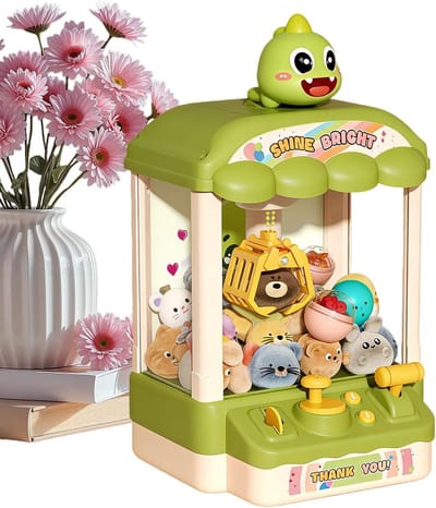 Grijpautomaat Speelgoed - Dinosaurus Klauwmachine - Feestjes Thuis - Inclusief Poppen - 33 x 20 x 17.5 cm