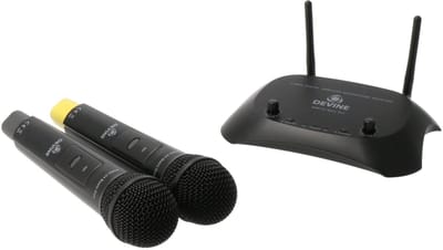 Draadloze microfoonset - Met gratis lessen - Devine WMD-24 Basic Duo - Multikleur