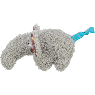 Kattenspeelgoed olifant pluche 15cm kattenkruid