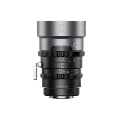 Sirui IronStar T1.9 1,5x anamorfe full-frame cine-objectief 75 mm  Neutrale flits
