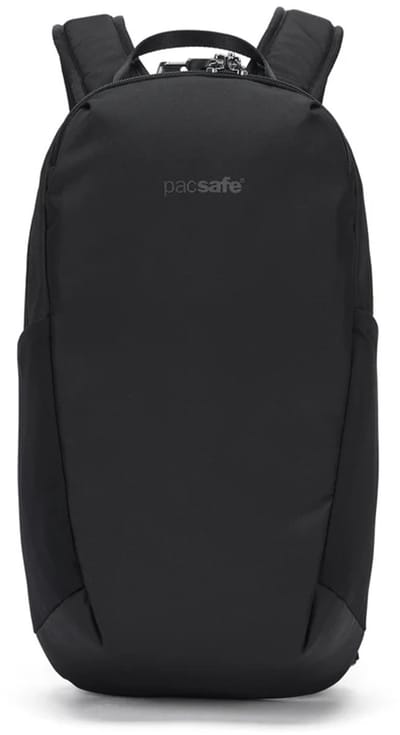 Pacsafe V Backpack - 12L - All-around Rugtas - RFID-blokkerend - Geschikt voor 11-inch tablet - Beveiligde Reistas - Zwart